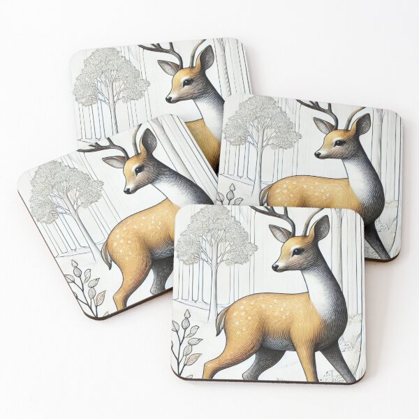 Item preview, Doe in the forest designed and sold by Radu POPOVICI.