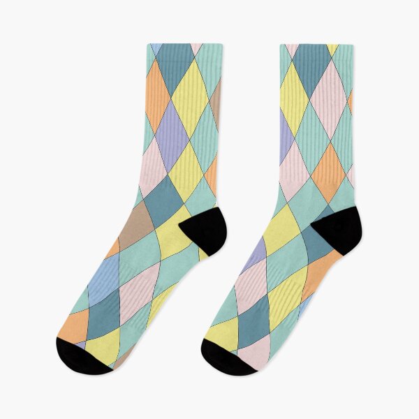 Item preview, Colorful Geometric Diamond Pattern Design designed and sold by quickkdesign.