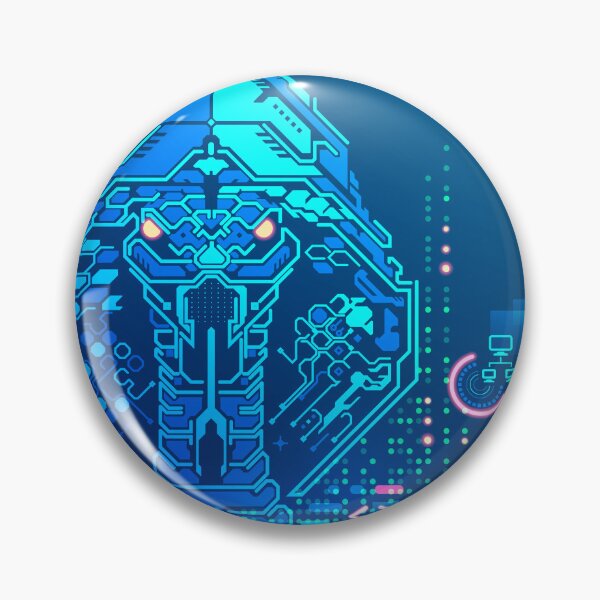 Item preview, cyber attack hacker, futuristic snake computer hacker character designed and sold by NiamLab.