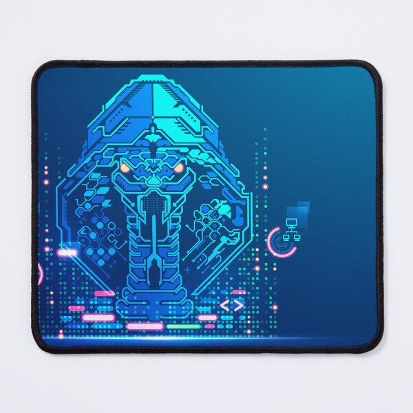 Item preview, cyber attack hacker, futuristic snake computer hacker character designed and sold by NiamLab.