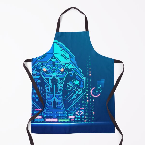Item preview, cyber attack hacker, futuristic snake computer hacker character designed and sold by NiamLab.