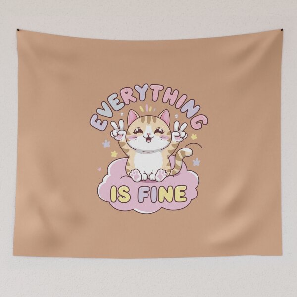 Item preview, Everything is Fine designed and sold by nimmitrends.