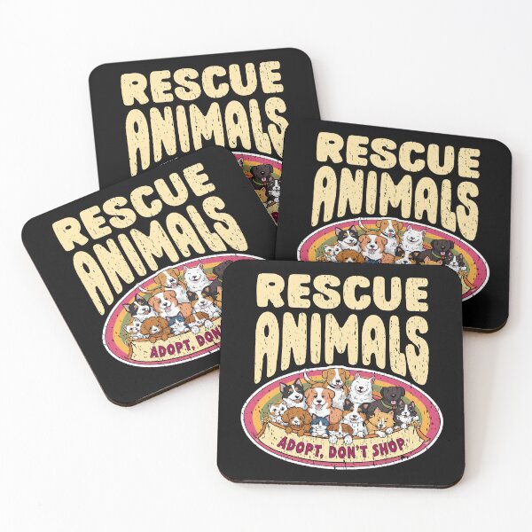Item preview, RESCUE ANIMALS ADOPT DON'T SHOP cute rescue animals rescue cats rescue dogs  designed and sold by Jt41.