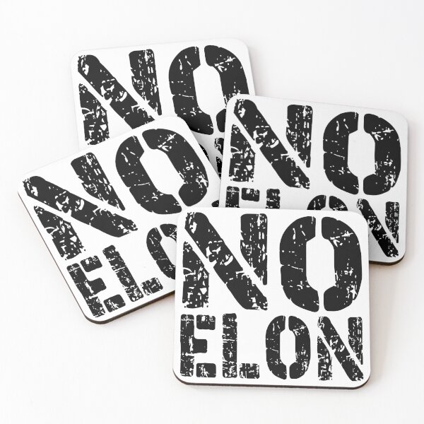 Item preview, NO ELON!  anti elon, no elon musk, no musk, Anti-Elon Musk Bumper Decal For elon musk haters! black designed and sold by ramwebroom.