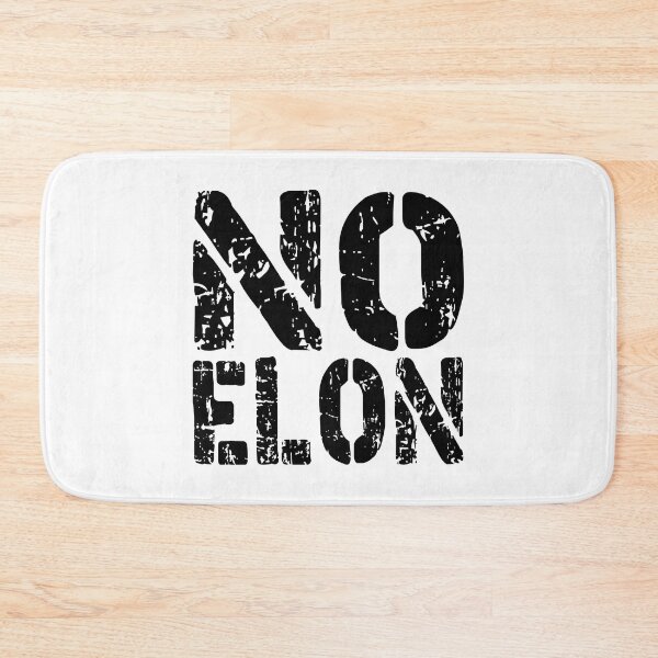 Item preview, NO ELON!  anti elon, no elon musk, no musk, Anti-Elon Musk Bumper Decal For elon musk haters! black designed and sold by ramwebroom.