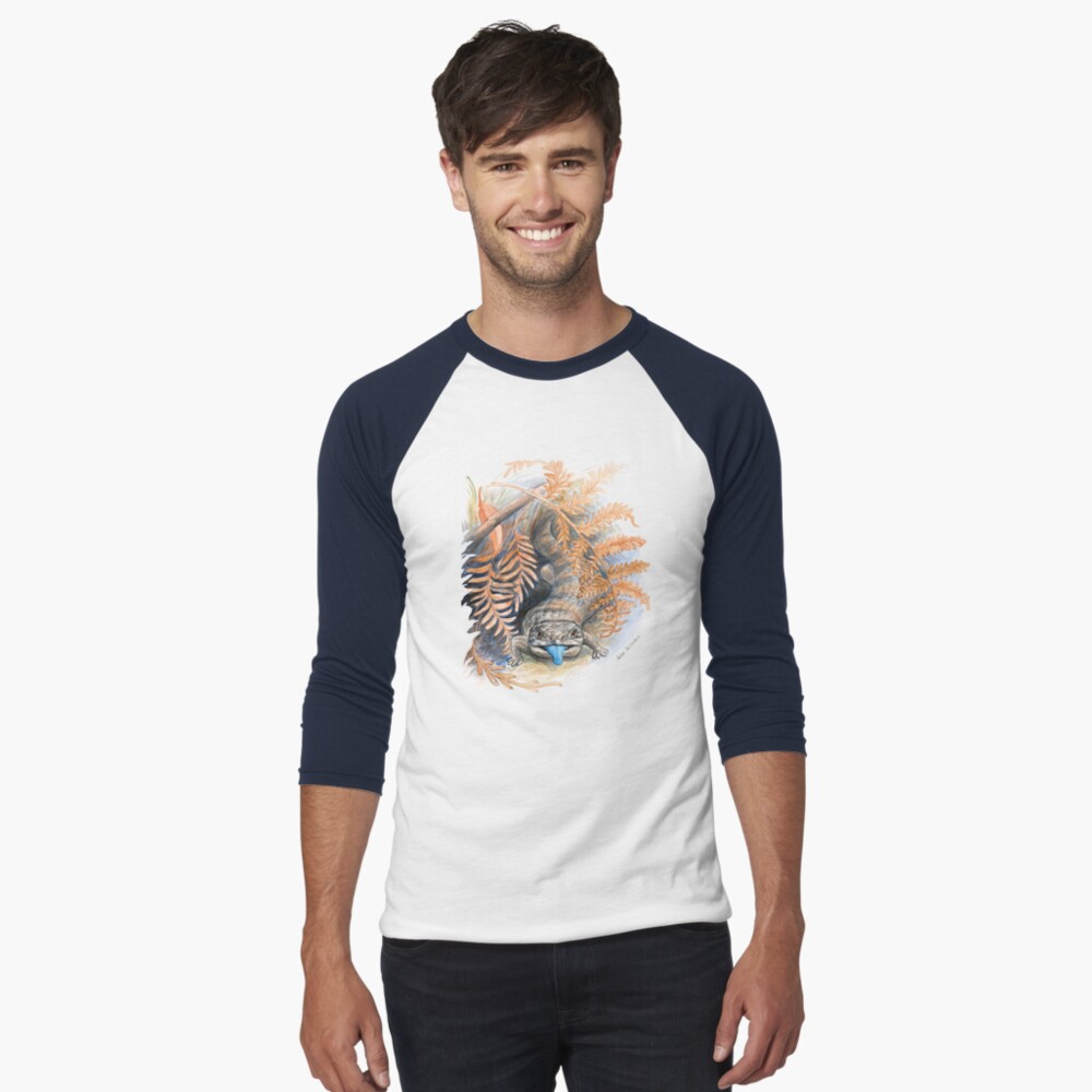 Item preview, Baseball ¾ Sleeve T-Shirt designed and sold by nadyawildlife.
