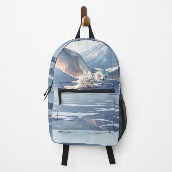 Item preview, Snowy Owl and Arctic Mountain designed and sold by Skye Ryan-Evans.