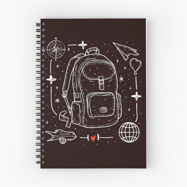 Item preview, Adventure Backpack Doodle T-Shirt – Travel, Explore, Wanderlust Art Tee designed and sold by InsightA.