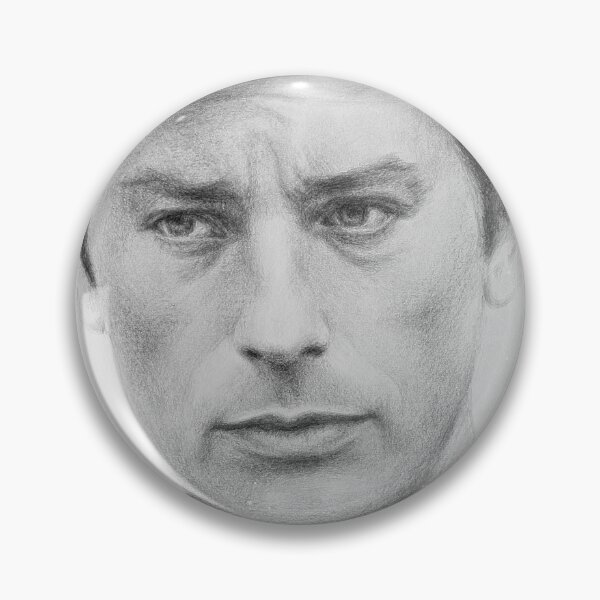 Item preview, Alain Delon charcoal and graphite original drawing, grunged as png designed and sold by GoldsteinART.