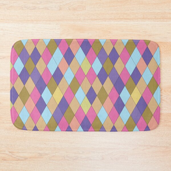 Item preview, Colorful Diamond Pattern with Pastel Shades designed and sold by quickkdesign.
