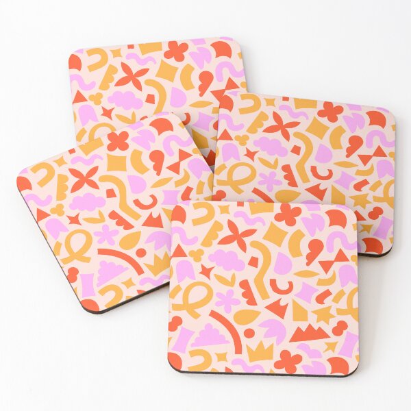 Item preview,  funny abstract geometric shapes of different colors designed and sold by burbura.