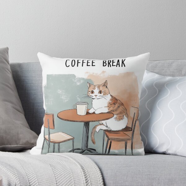 Item preview, Cat on Coffee Break designed and sold by Rtymer.