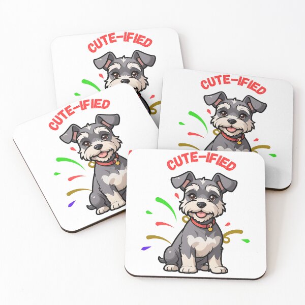 Item preview, Miniature Schnauzer - Cute-ified designed and sold by PetPeeveDesigns.