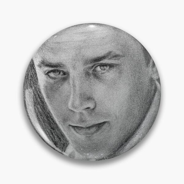 Item preview, Alain Delon original drawing grunged edges png designed and sold by GoldsteinART.