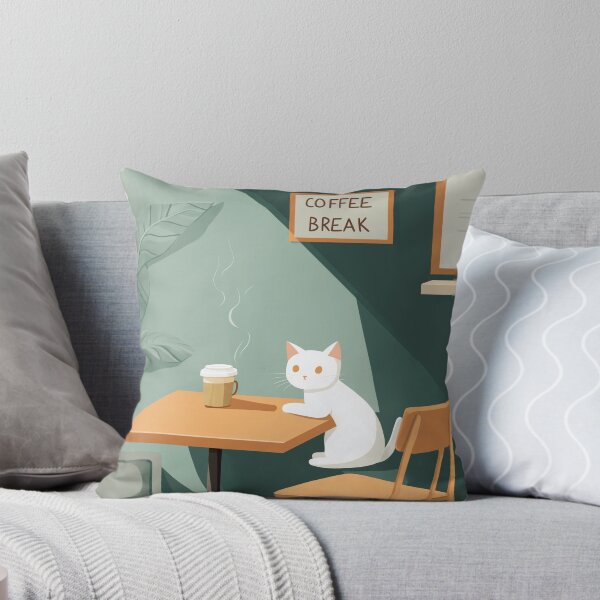 Item preview, Cat on Coffee Break designed and sold by Rtymer.