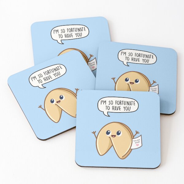 Item preview, I'm so fortunate to have you - cute fortune cookie designed and sold by LEFDDesigns.