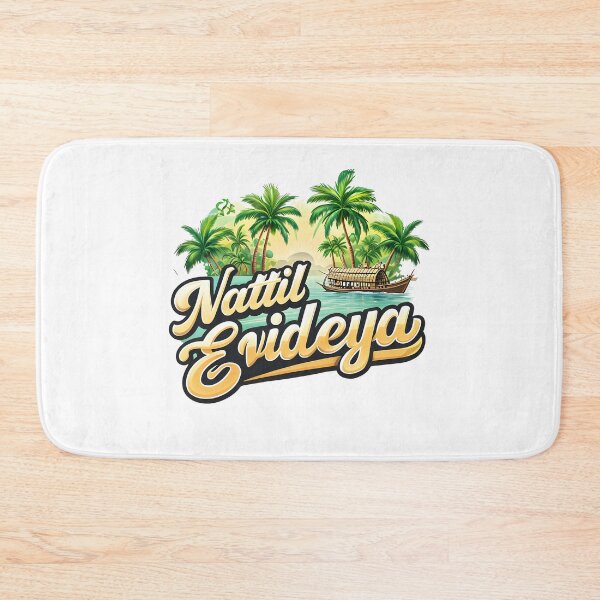 Item preview, Kerala-Inspired ‘Nattil Evideya’ T-Shirt Design designed and sold by inoventre.