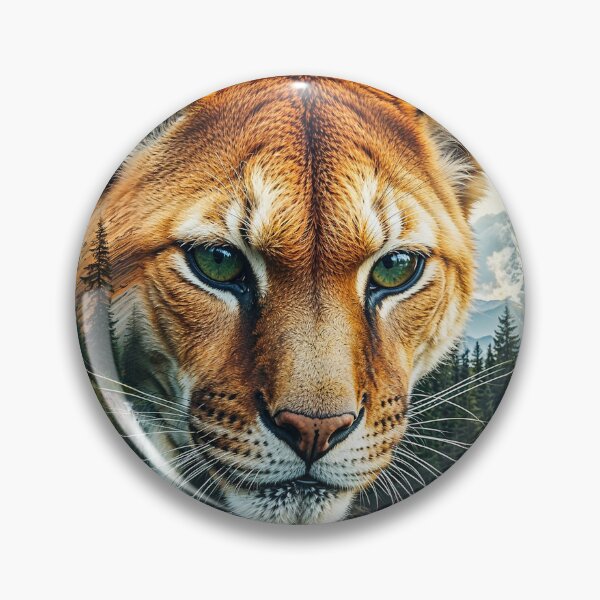 Item preview, Cougar and Mountain Scene designed and sold by Skye Ryan-Evans.