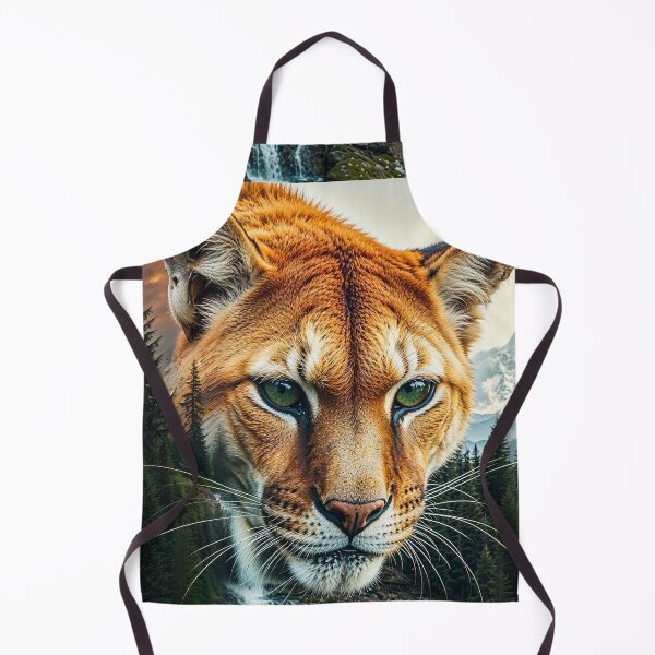 Item preview, Cougar and Mountain Scene designed and sold by Skye Ryan-Evans.