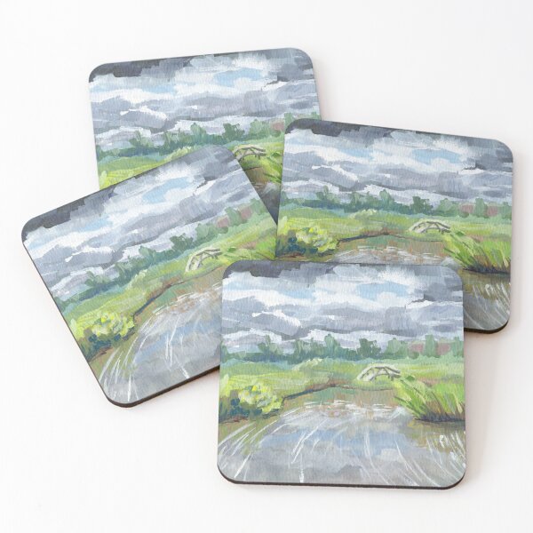 Item preview, Storm clouds above water designed and sold by vanderkat.