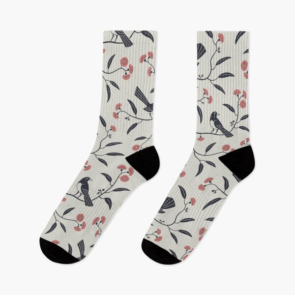 Item preview, Wagtail Blossom Black designed and sold by Diomedes-Jones.
