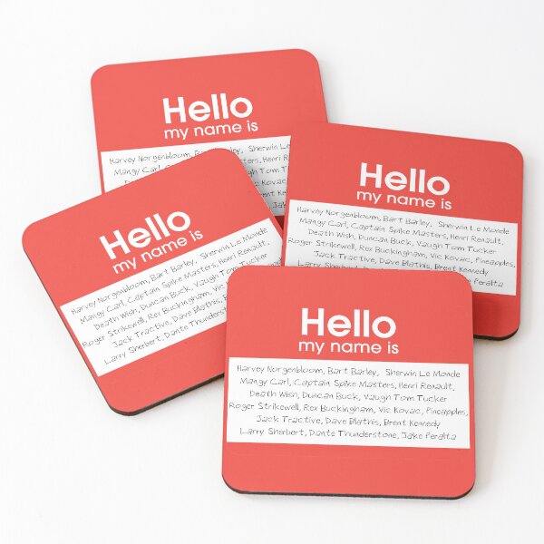 Item preview, Hello my name is Jake Peralta alter egos designed and sold by aranzazu18.
