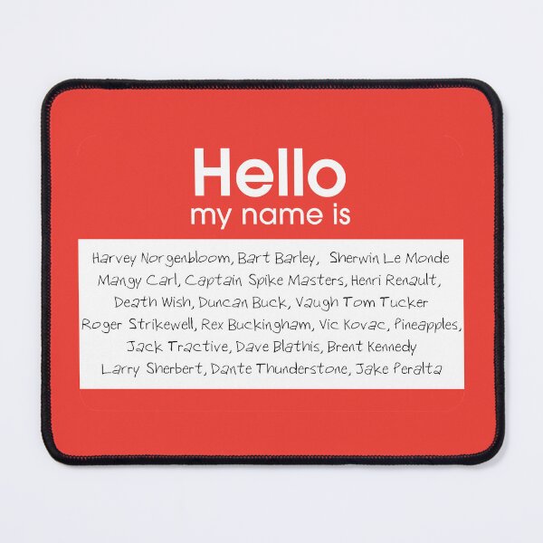 Item preview, Hello my name is Jake Peralta alter egos designed and sold by aranzazu18.