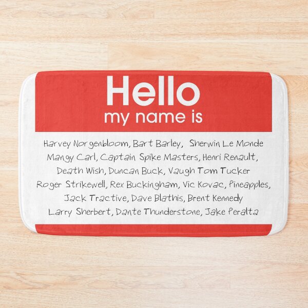 Item preview, Hello my name is Jake Peralta alter egos designed and sold by aranzazu18.