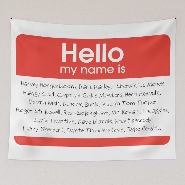 Item preview, Hello my name is Jake Peralta alter egos designed and sold by aranzazu18.
