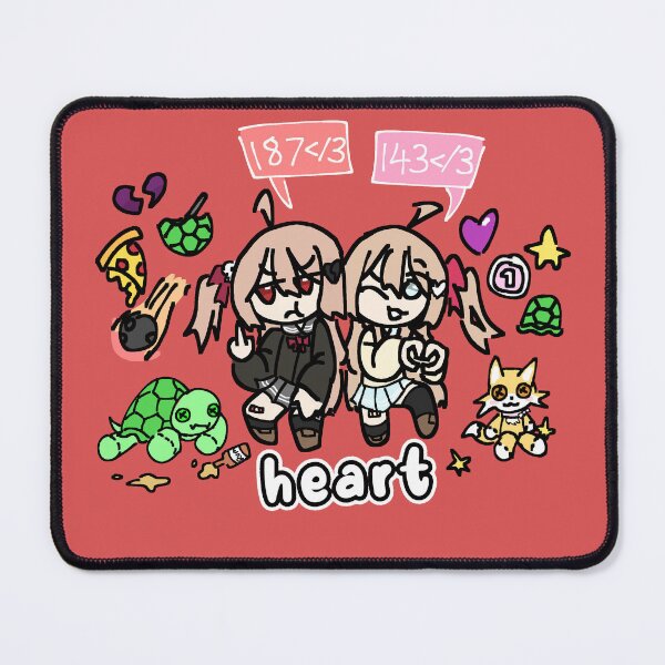 Item preview, neuro sama and evil neuro with vedal plush and anny plush designed and sold by Kiiat.
