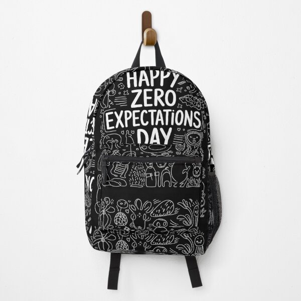 Item preview, Happy Zero Expectations Day! Funny Kawaii Typo Art designed and sold by Witty Shirts.