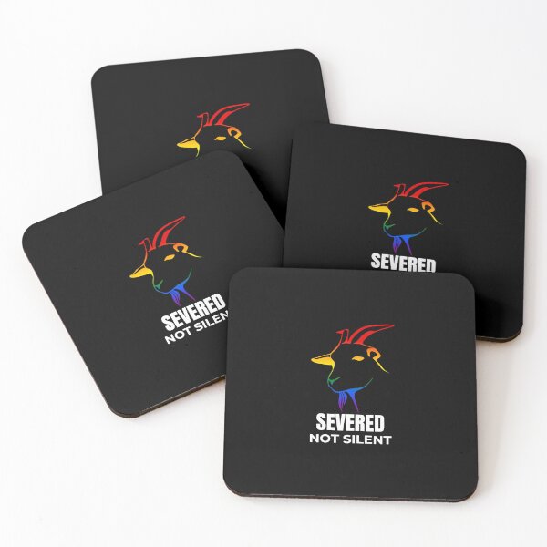 Item preview, Severance, Severed Not Silent, Classic pride flag graphic, goat graphic, severance tv, severance goat graphic, goat, severance lumon,  designed and sold by PrideBeProud.