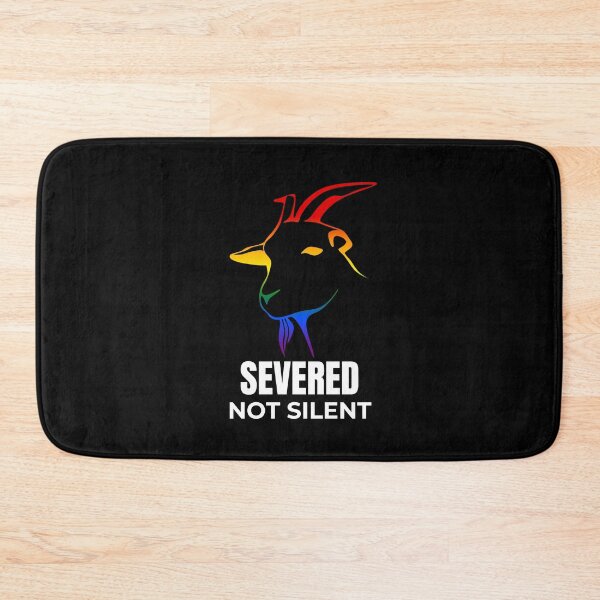 Artikelvorschau, Severance, Severed Not Silent, Klassische Pride-Flaggengrafik, Ziegengrafik, Severance TV, Severance-Ziegengrafik, Ziege, Severance Lumon, entworfen und verkauft von PrideBeProud.