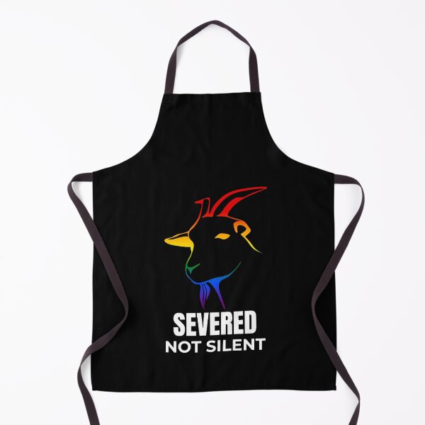 Item preview, Severance, Severed Not Silent, Classic pride flag graphic, goat graphic, severance tv, severance goat graphic, goat, severance lumon, designed and sold by PrideBeProud.