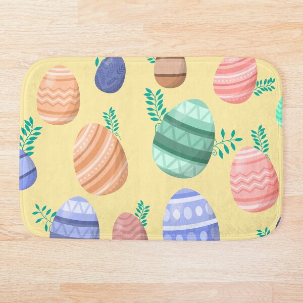 Item preview, Huevos de Pascua con estampados coloridos y hojas designed and sold by quickkdesign.