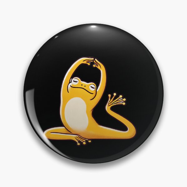 Item preview, Cute Yoga Frog – Flexibility and Calmness designed and sold by ATOTI.