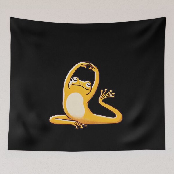 Item preview, Cute Yoga Frog – Flexibility and Calmness designed and sold by ATOTI.