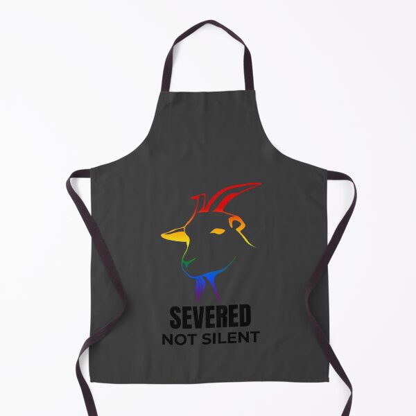 Item preview, Severance, Severed Not Silent, Classic pride flag graphic, goat graphic, severance tv, severance goat graphic, goat, severance lumon, designed and sold by PrideBeProud.
