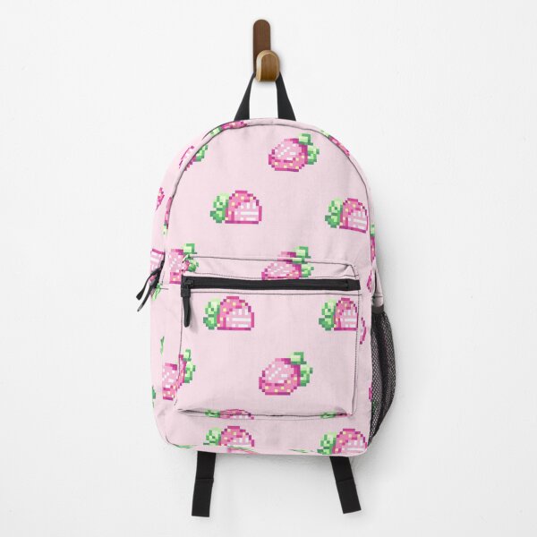 Item preview, Pastel Pink Pixel Strawberries designed and sold by CREAMPILLaus.