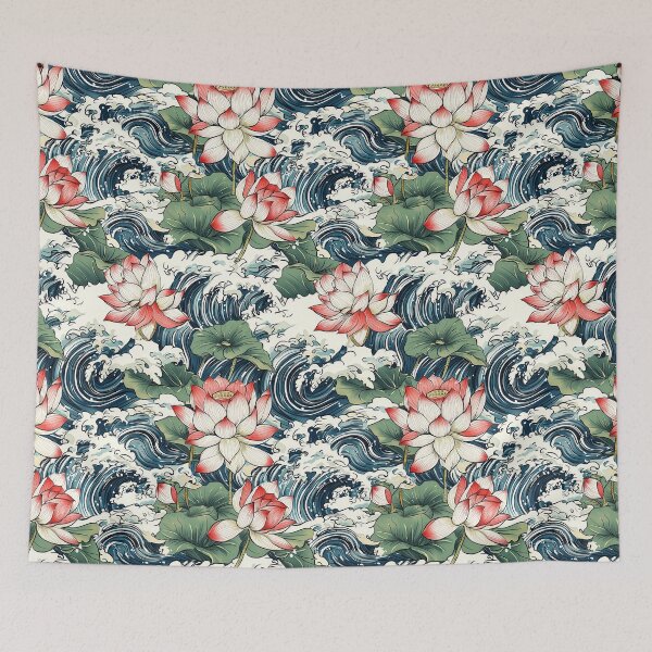 Item preview, Artistic Lotus and Waves in Perfect Balance designed and sold by Piotrek0001.