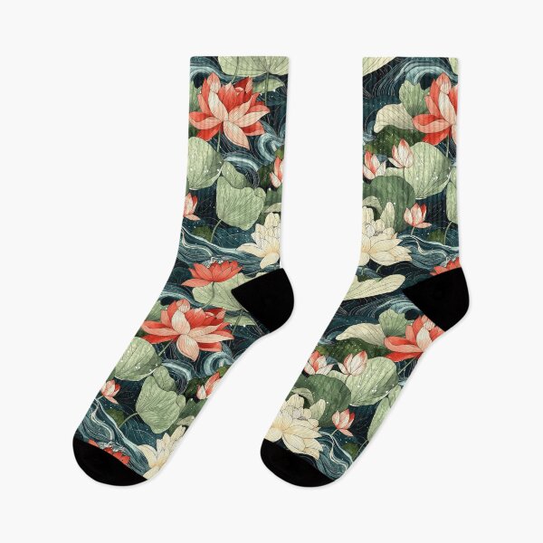 Item preview, Delicate Lotus Flowers and Soft Ripples designed and sold by Piotrek0001.