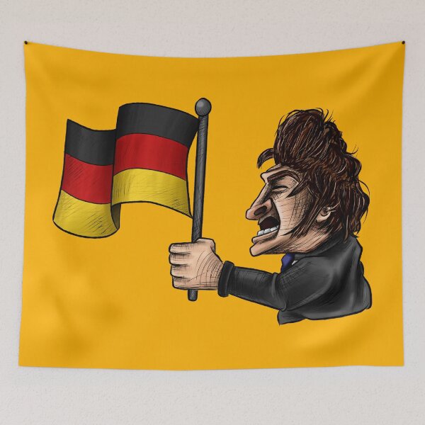 Item preview, Javier Milei: For a FREE GERMANY! - German Flag designed and sold by MechanicalART.