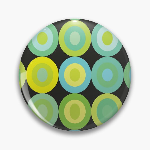 Item preview, Bold Colorful Vibrant Green Yel Boho Circle Pattern designed and sold by kakarikihill.