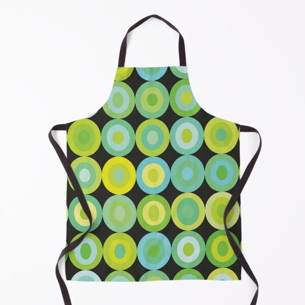 Item preview, Bold Colorful Vibrant Green Yel Boho Circle Pattern designed and sold by kakarikihill.