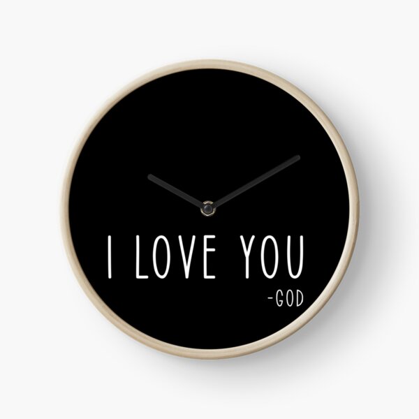 Vista previa del artículo con la obra «Te amo Dios», diseñado y vendido por CityNoir.