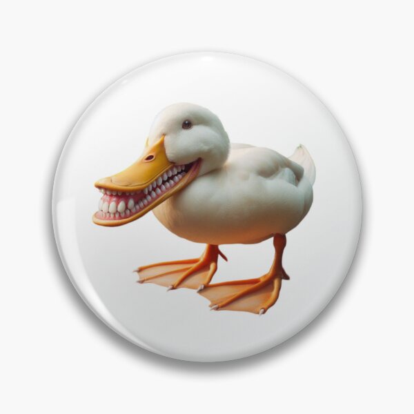 Item preview, Duck with teeth designed and sold by AuraCraftStudio.