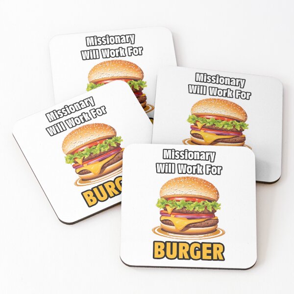 Item preview, Missionary Will Work For Burger 1 designed and sold by Tom-Johnson.