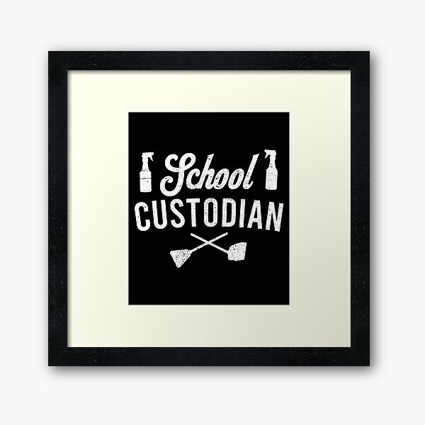 Item preview, School Custodian - School Cleaning Crew designed and sold by xhearalisa.