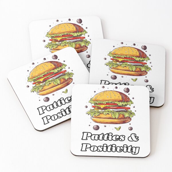 Item preview, Patties & Positivity - Burger quote 1 designed and sold by Tom-Johnson.