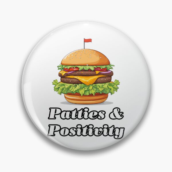 Item preview, Patties & Positivity - Burger quote 3 designed and sold by Tom-Johnson.